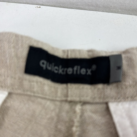 quickreflex Men's Linen drawstring relaxed zippered fly pants - Picture 5 of 13